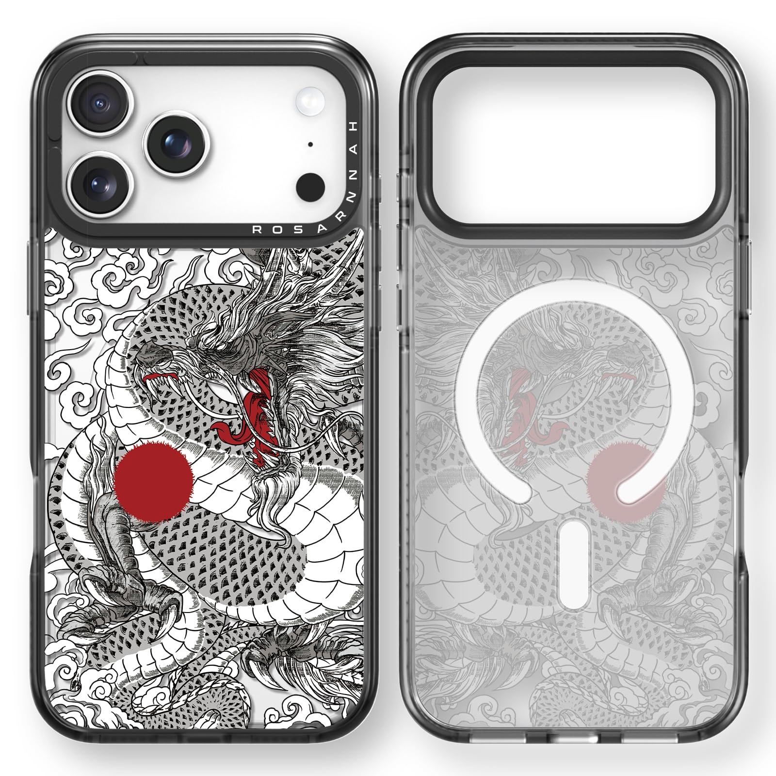 Photo 1 of Rosarnnah iPhone 17 Pro Max Case, Chinese Dragon