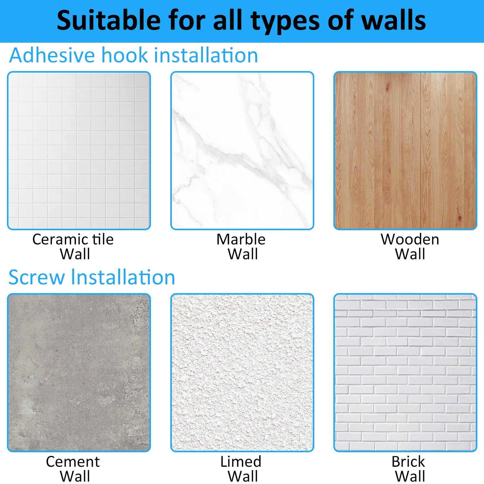 US Iron Glove Holder Wall Mounted Glove Box Holder Space Saving Glove Dispenser Multifunctional Glove Rack Practical Glove Box Organizer for Garage Lab Home Office Kitchen Two Sizes (Large+Small)