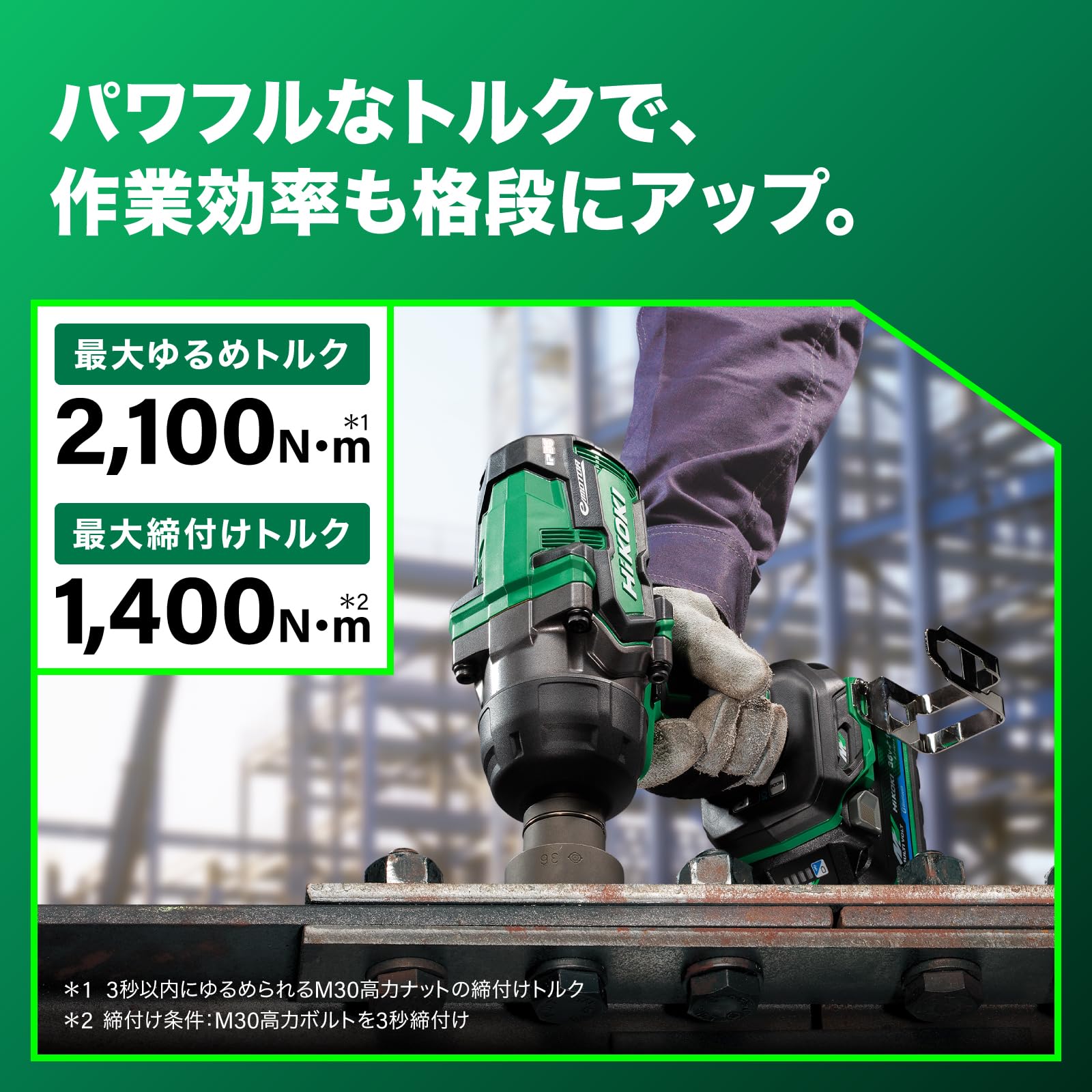 Amazon.co.jp: HiKOKI(ハイコーキ) 36V 充電式インパクトレンチ 四角