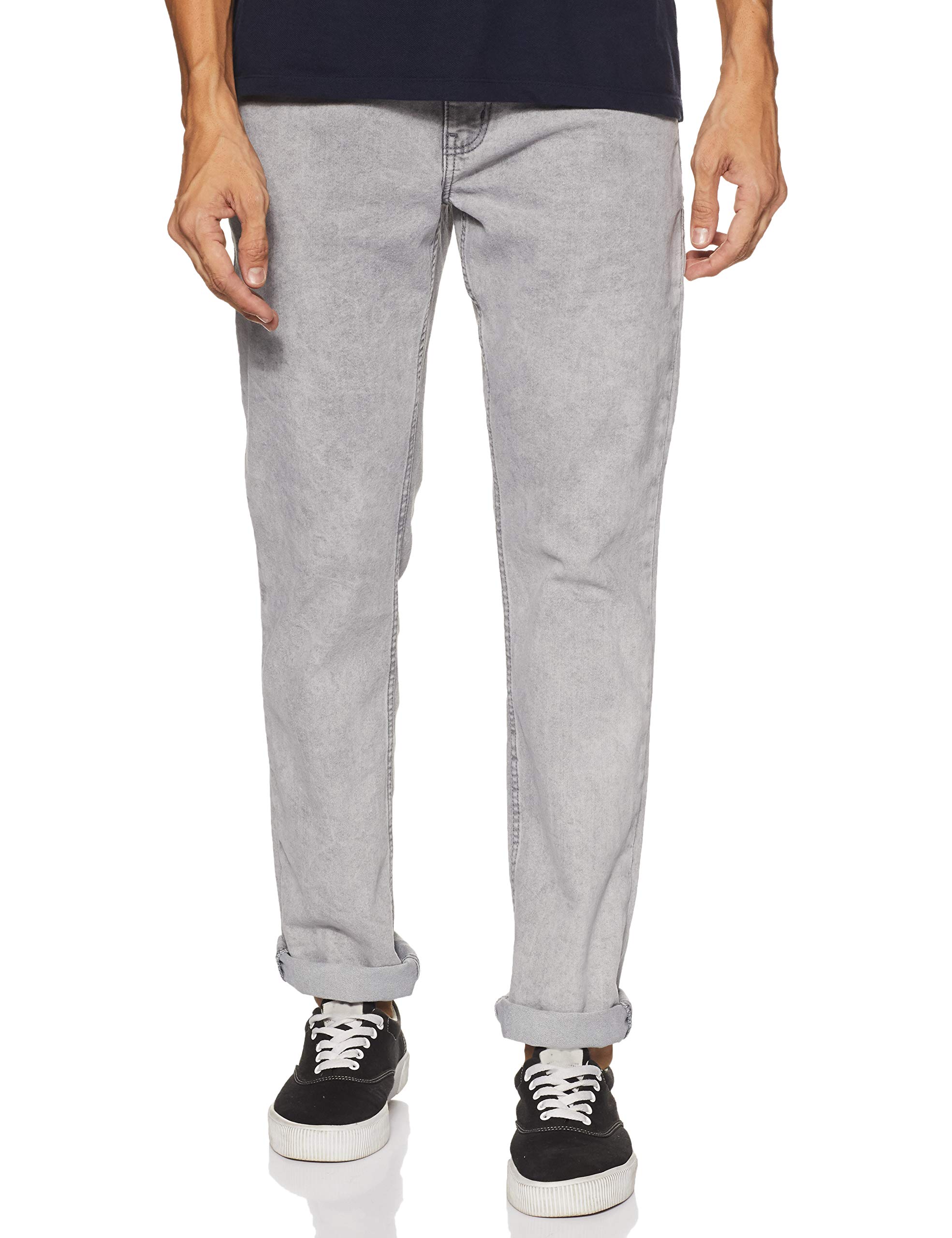 Amazon Brand - Symbol Men's Slim Fit Mid Rise Jeans