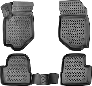ELMASLINE 3D Rubber Mat Set for Peugeot 2008 2 (2019-2025) Does Not Fit in Electric & Hybrid. Floor Mats Accessories