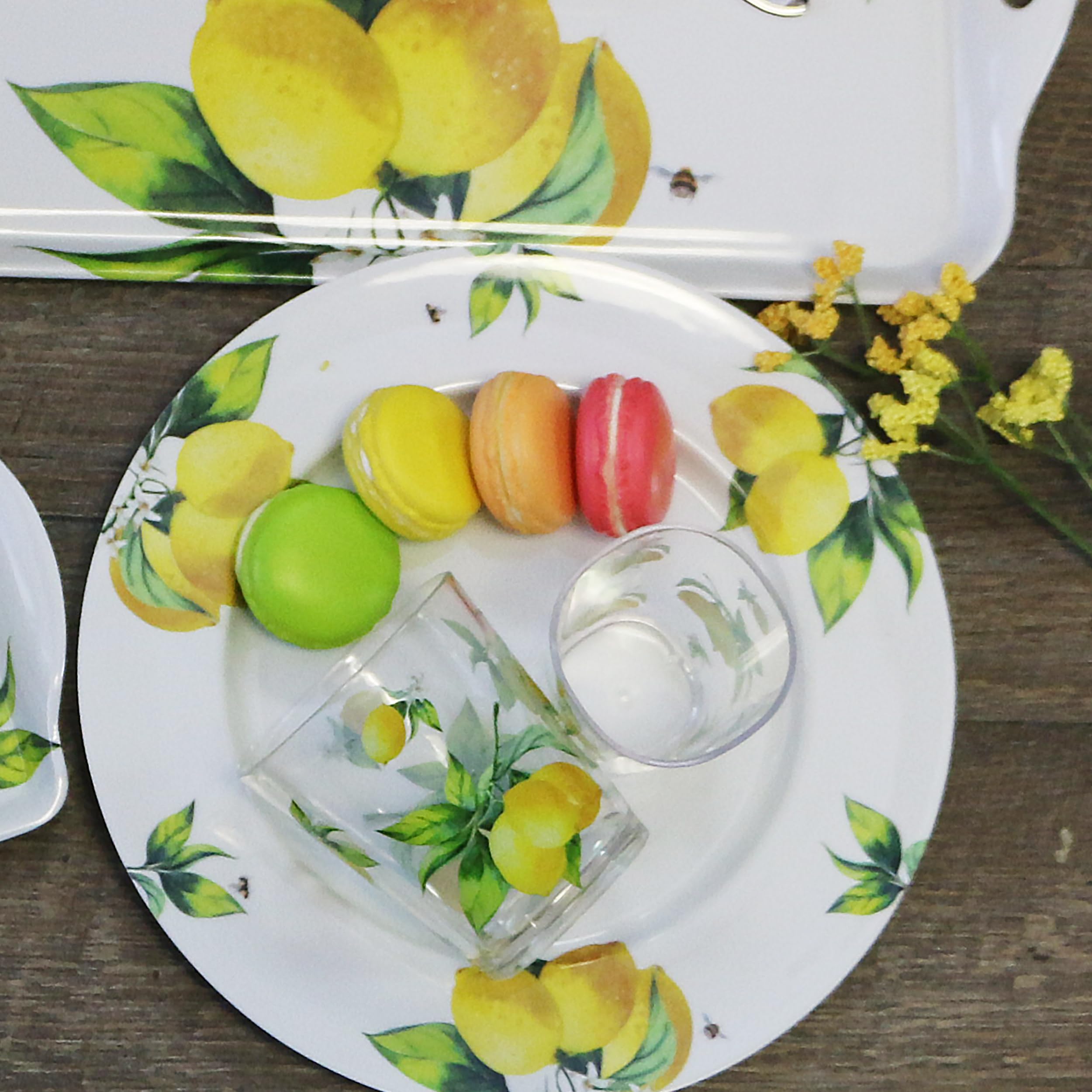 Calypso Lemons Rock Glasses - Set of 6 -4