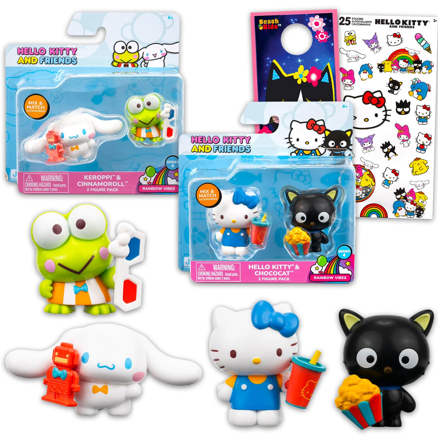 Hello Kitty and Friends Figures Set - Bundle with 4 Dreamland