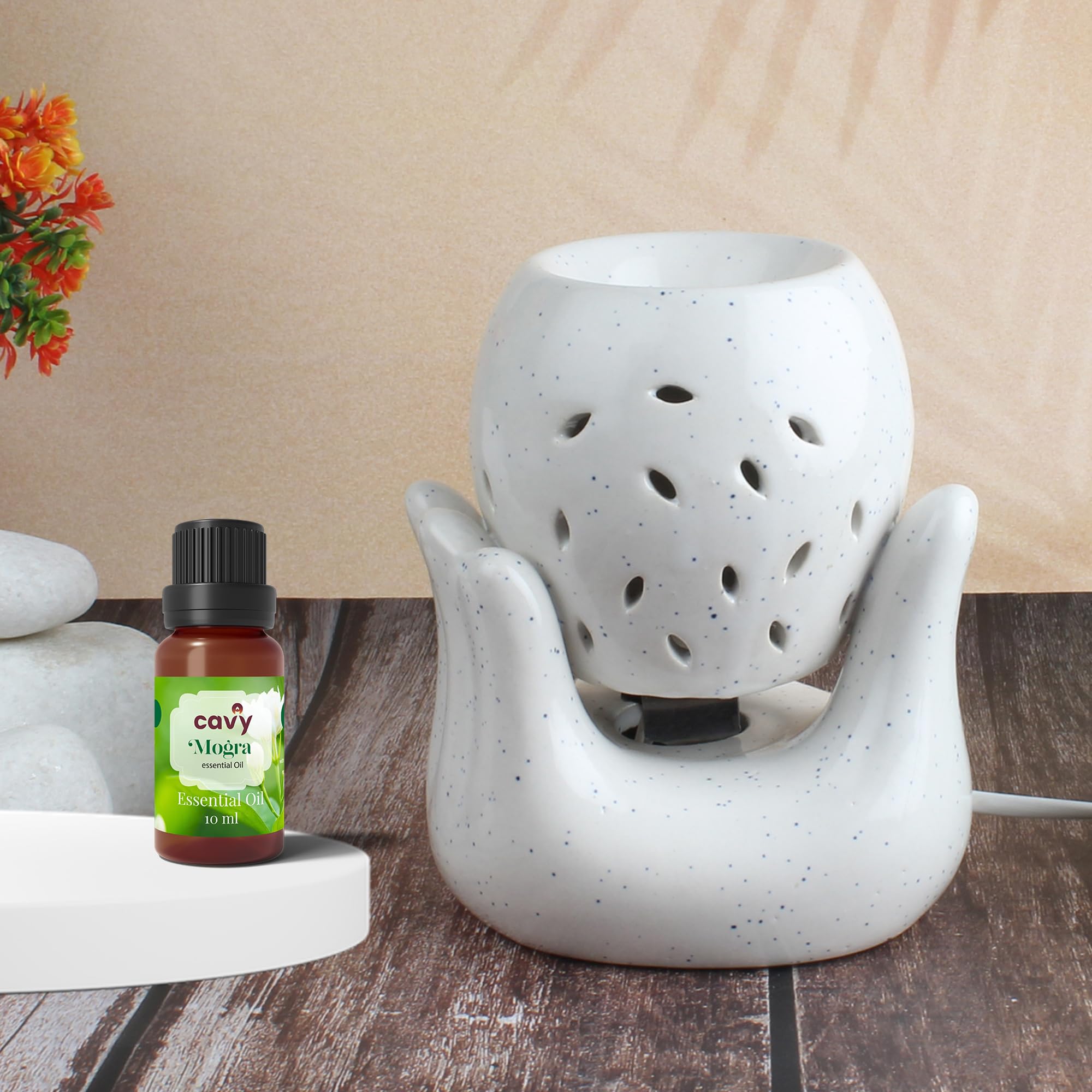 Cavy Decor Electric Aroma Diffuser Oil Burner For Aromatheraphy
