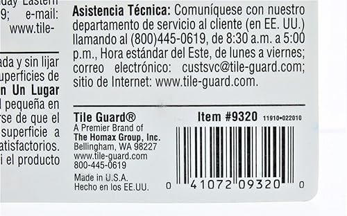 Miniatura 3 de Homax Group 9320 Tile Guard Sellador de lechada de silicona, 4.3 onzas