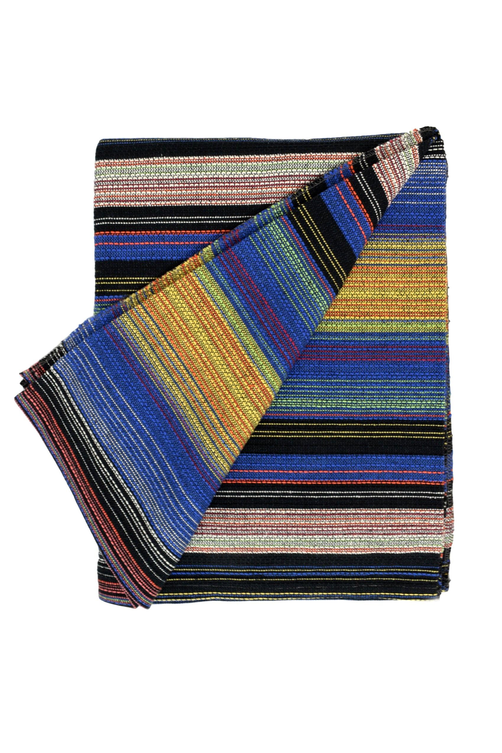 Open Road Goods Handwoven 100 Cotton Outdoor Yoga Blanket Striped Picnic Beach Patio Throw Durable Yoga Mat Throw