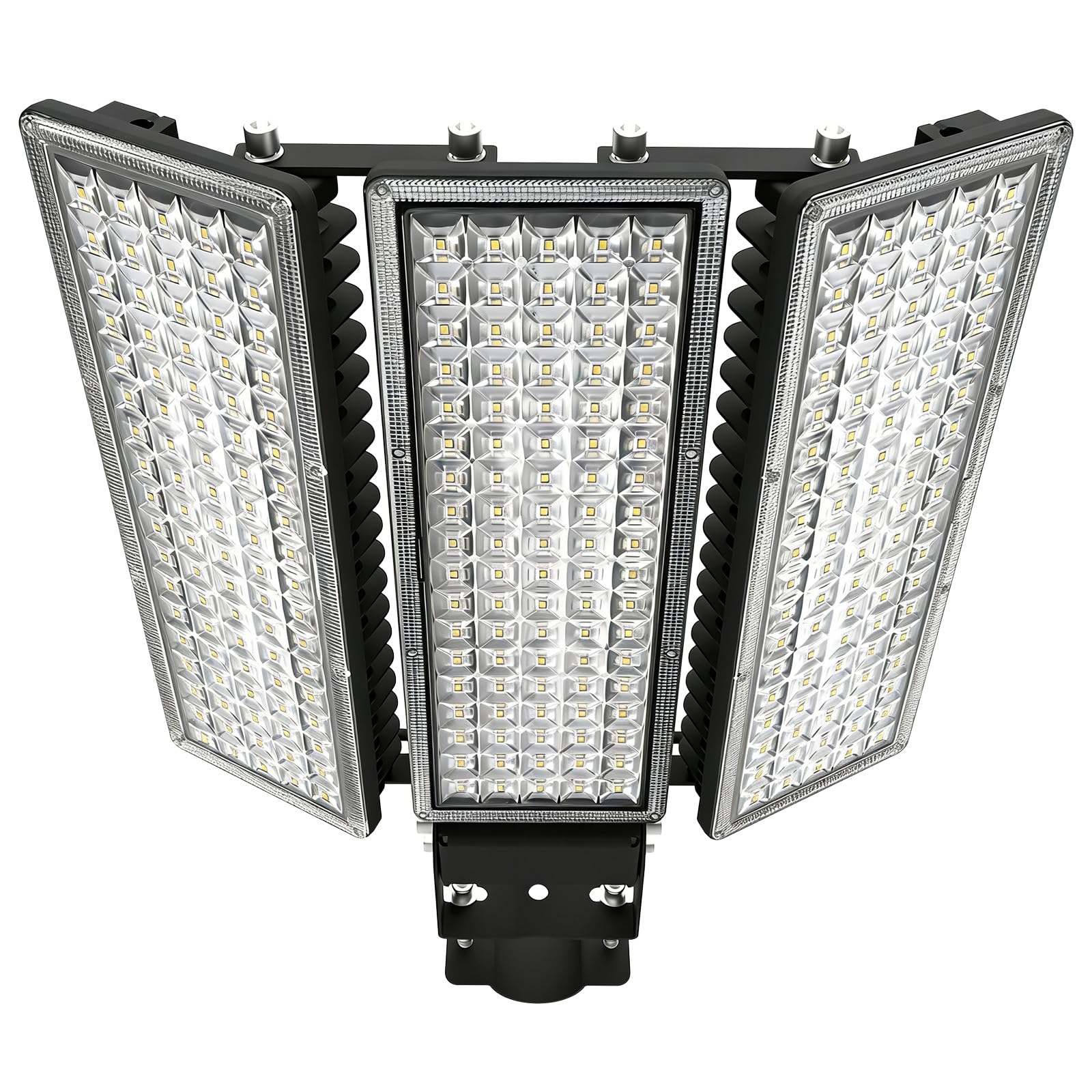 SUFUYA 42000LM LED Strahler Außen 300W Strassenlampe, Superhell LED Flutlicht 6500K Kaltweiß Wegeleuchten Außen, IP67 Wasserdicht Straßenleuchte mit Kabelverbinder für Hof, Garten(Φ45-65mm)
