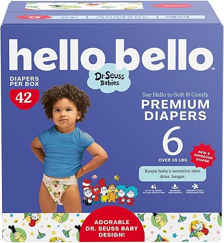 Miniatura 27 de Hello Bello - Pañales prémium de talla 4, diseño de madreselva, caja Club de 58 unidades, hipoalergénicos y extraabsorbentes Balloon Buddies &