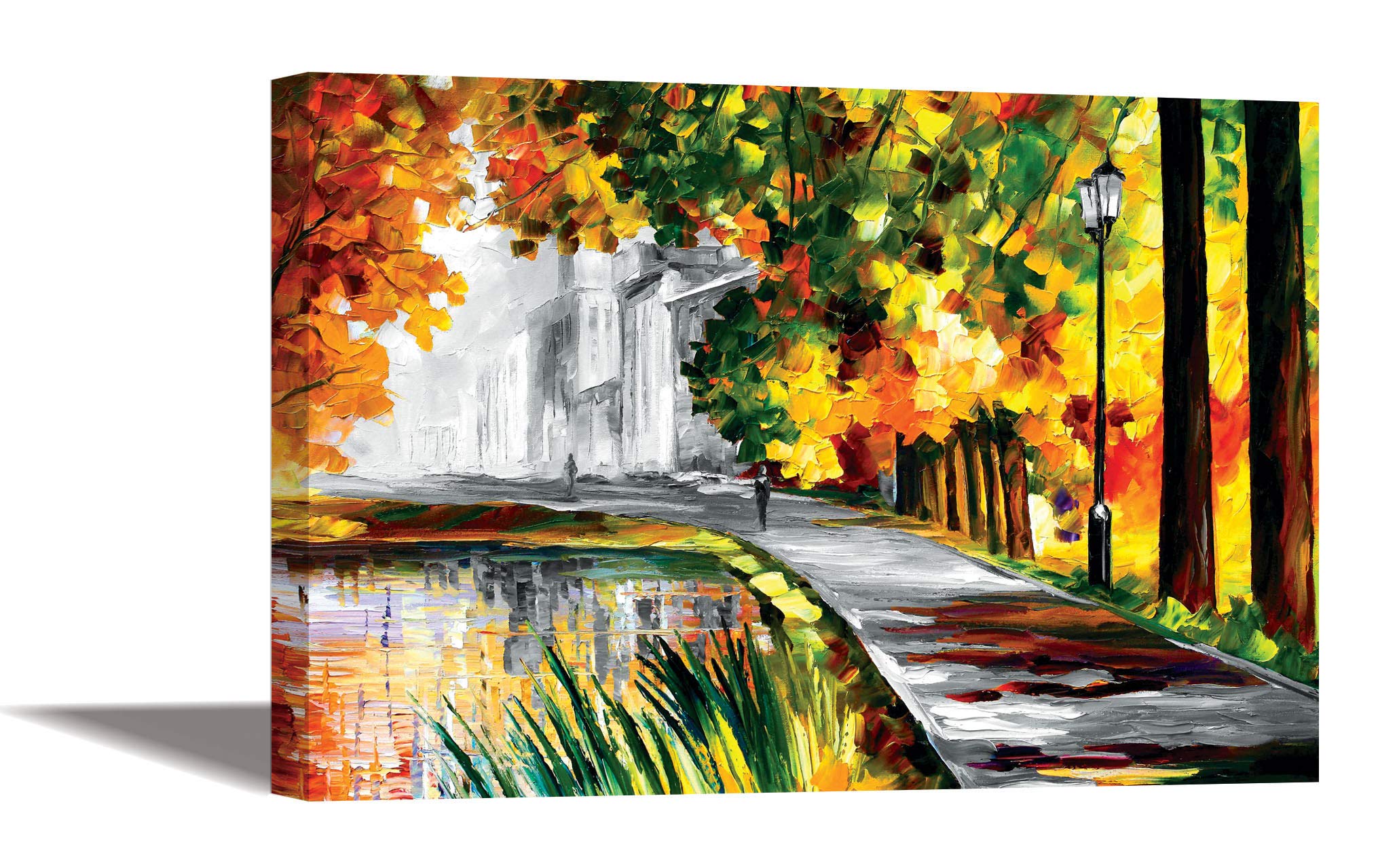 Tamatina Framed Canvas Gallery Wrap Framed Painting | A Beautiful Way | Home Decorative Gift Item |Frame Size - 36X24 Inches.z460