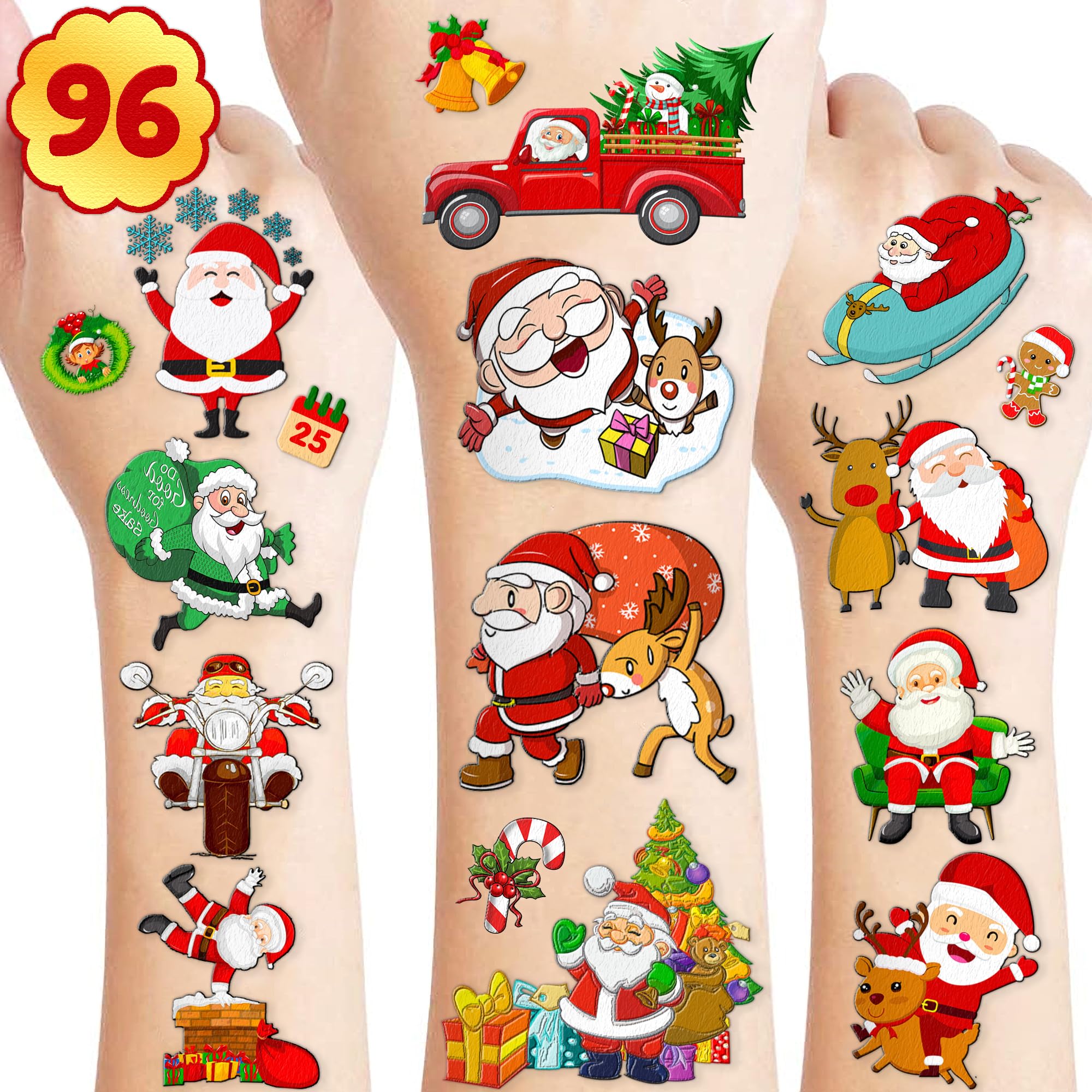 Noel Tattoos Amazon.com : 45 Pieces Christmas Temporary Tattoos For