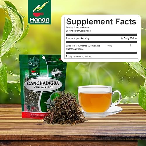 Miniatura 8 de Hanan Canchalagua Té de hierbas de hojas sueltas (caléndula mexicana enana) 1.4 oz (40 g) - Hoja de Schkuhria pinnata seca natural para suplemento