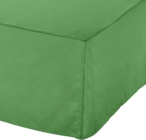 Miniatura 2 de Tienda Basics Falda de cama plisada ligera para niños, tamaño individual, color naranja brillante