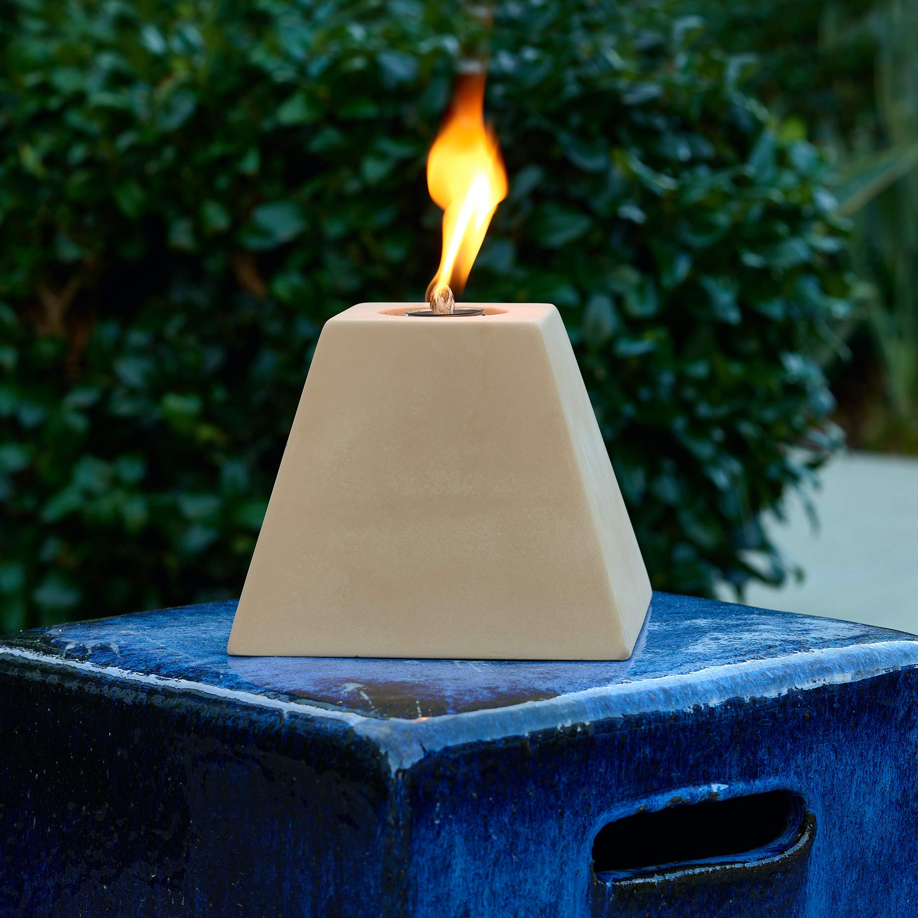 Buy Pyramid Style Table Top Fire , Ventless Outdoor Cement Portable Bio