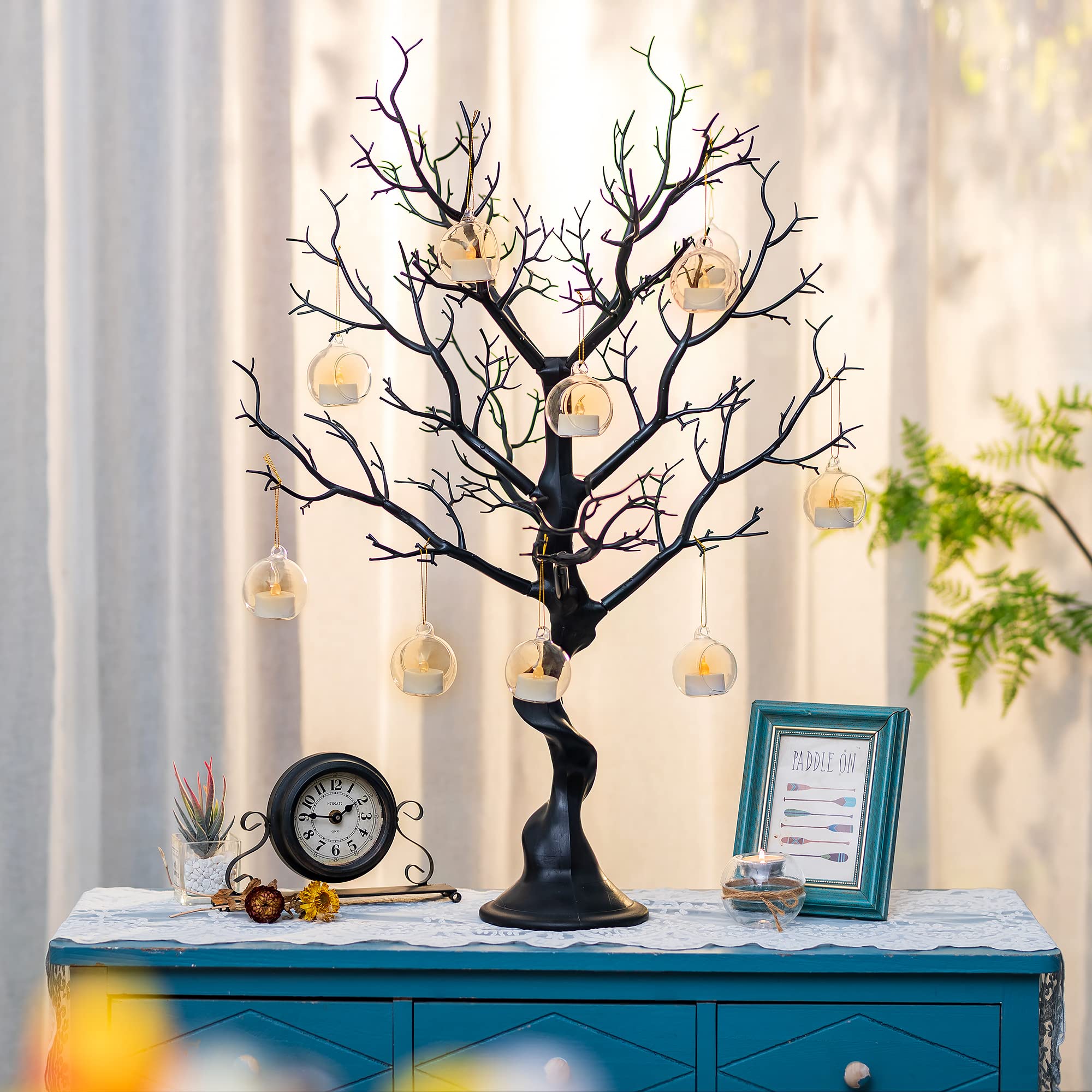 Tree Centerpieces for Weddings 30in - Decorative Ornament Display Tree for  Tables, Tree Branches for Decoration, Gold Artificial Manzanita Tree