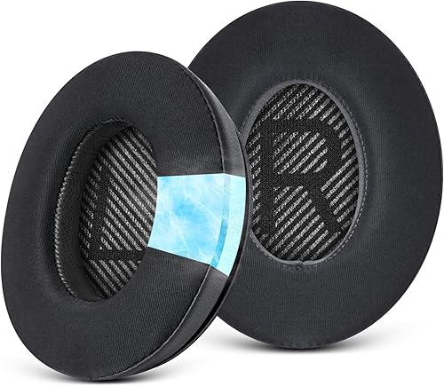 Miniatura 9 de Almohadillas de repuesto de gel refrescante, almohadillas para los oídos Bose QuietComfort 35 (QC35) y Quiet Comfort 35 II (QC35 II) y más, espuma