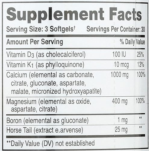 Miniatura 3 de Calcio líquido, 1000 mg, 90 unidades