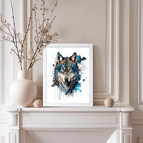 Vista 227 de Poster Master Póster de alpaca – Impresión de alpacas en pastizales – Arte de fotografía – Regalo para hombres, mujeres y amantes de los animales