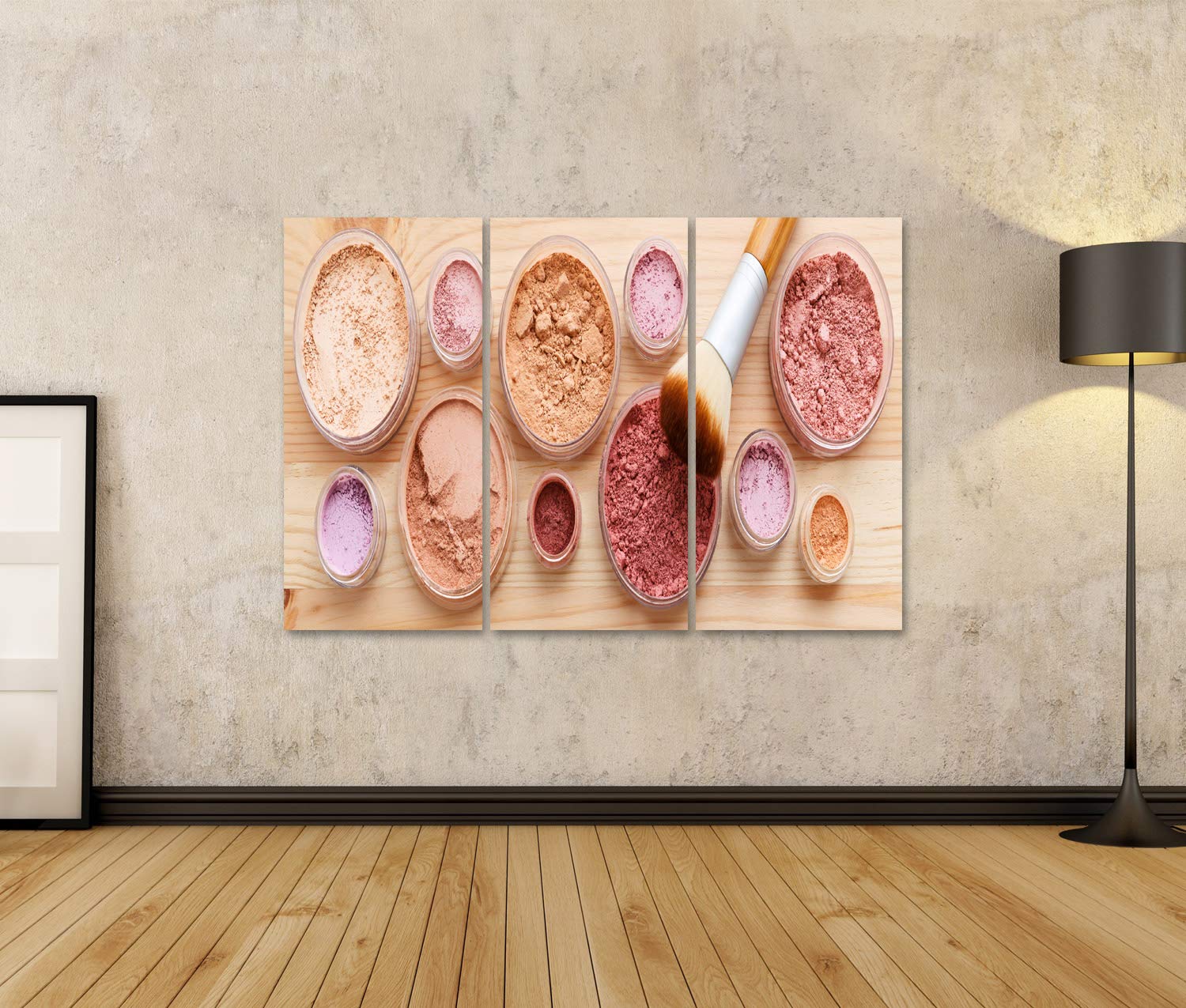 islandburner Prime Image sur toile Maquillage Poudre Produits Fond de Teint Blush Pinceau Images Murales Poster