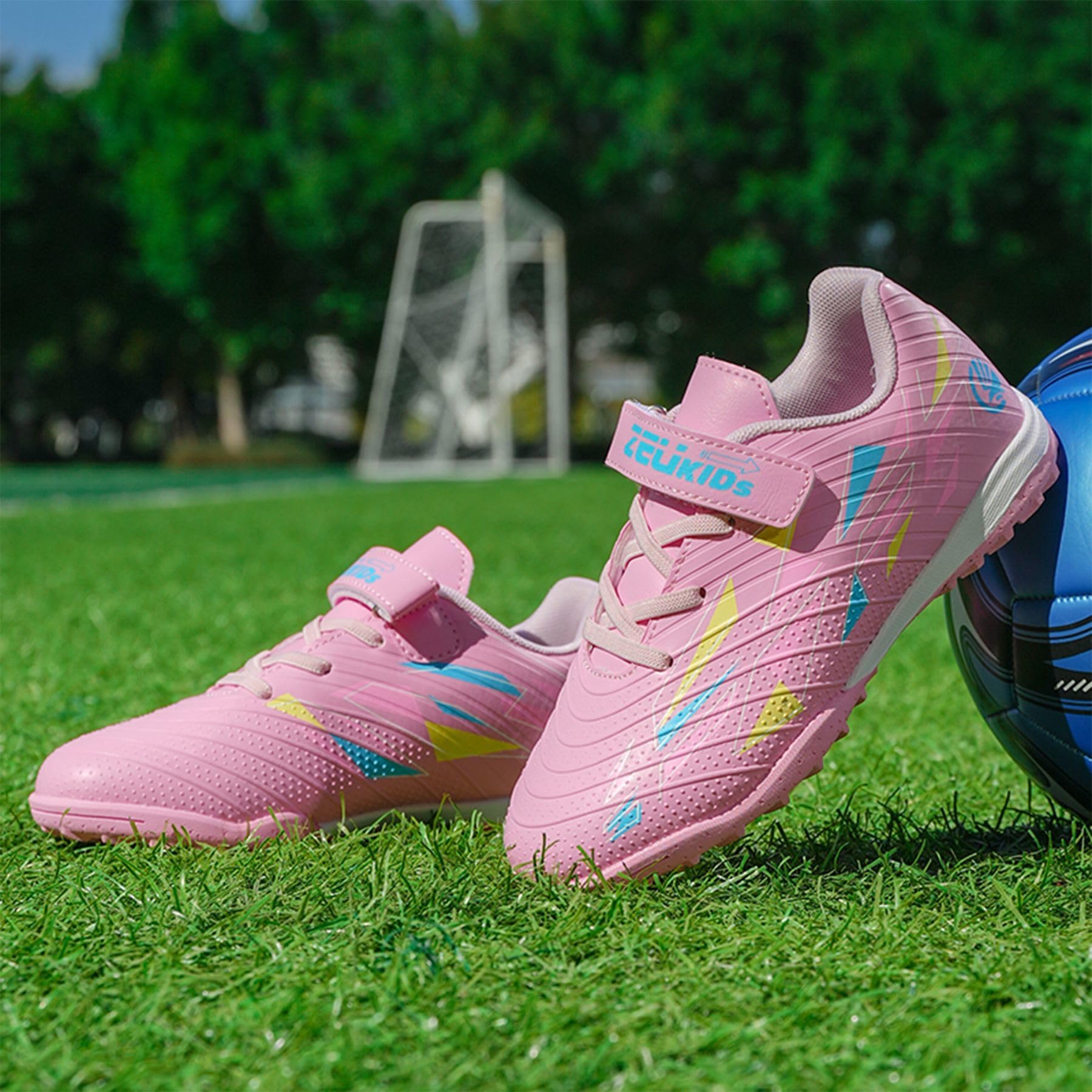 Kinder Fußballschuhe Jungen TF Fussballschuhe Mädchen Turf Kunstrasen Football Professionelle Sports Trainingsschuhe