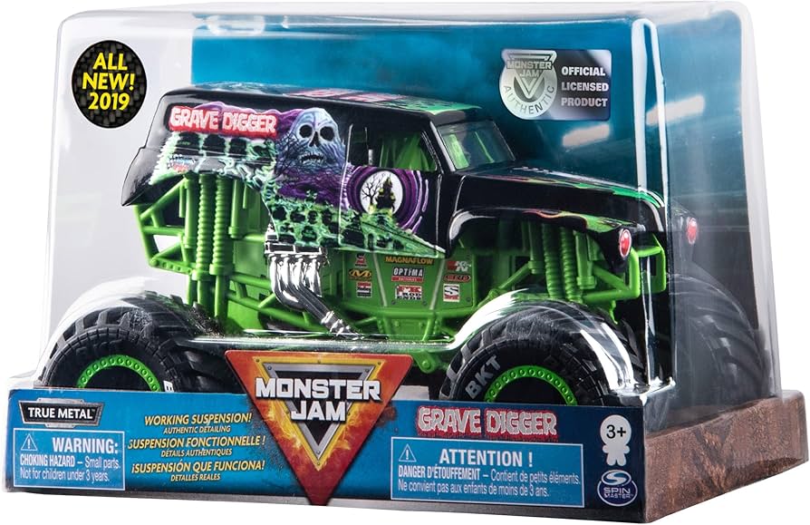 Monster Jam Grave Digger 1/24 スケール Monster Jam Official Grave Digger Die-Cast Truck 1:24 Scale