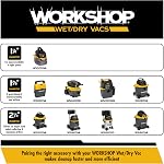 Workshop Wet/Dry Vacs WS12510A 1-1/4-Inch Floor Nozzle for Wet Dry Shop Vacuum