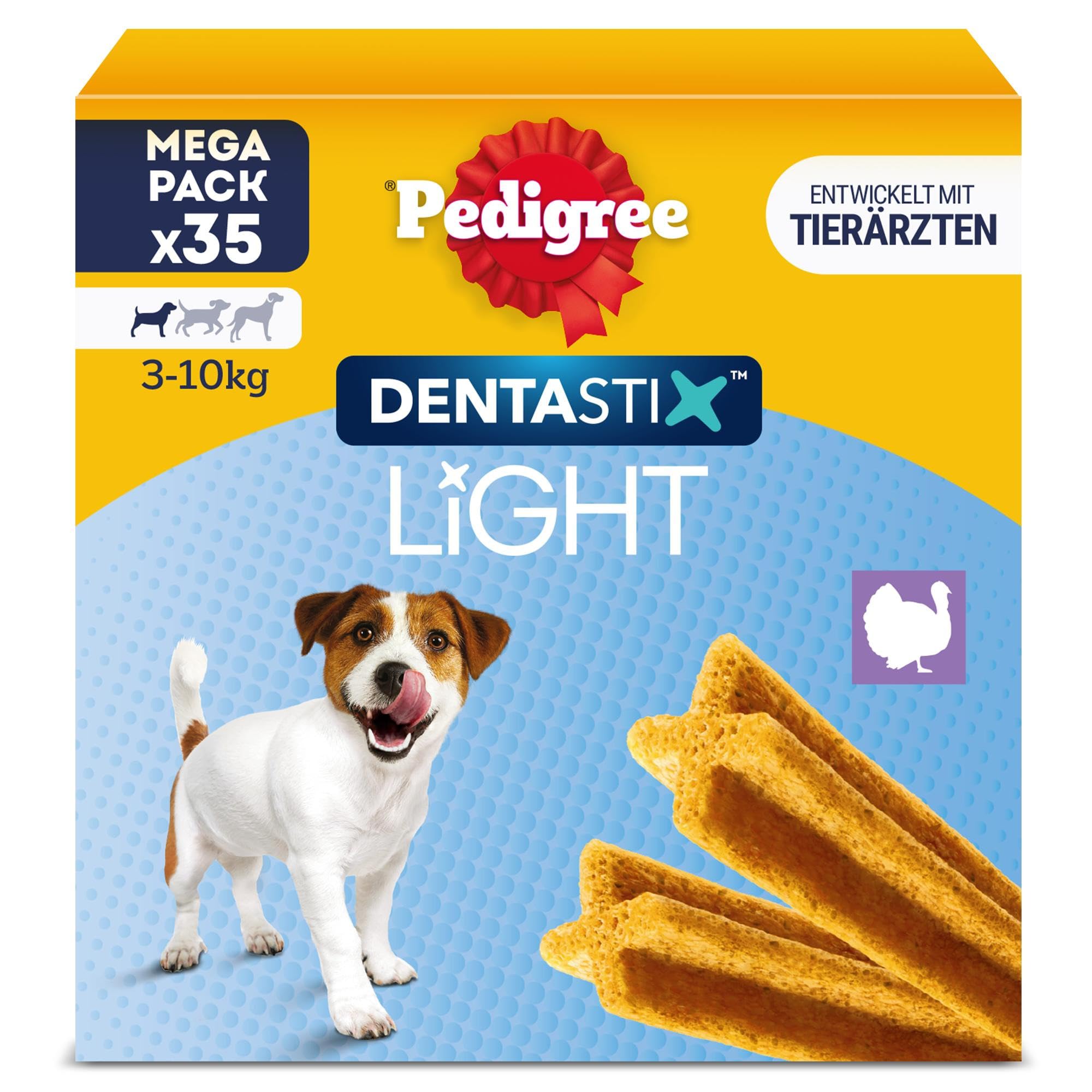 PEDIGREE DENTASTIX Light Multipack für kleine Hunde 5x7 Stück