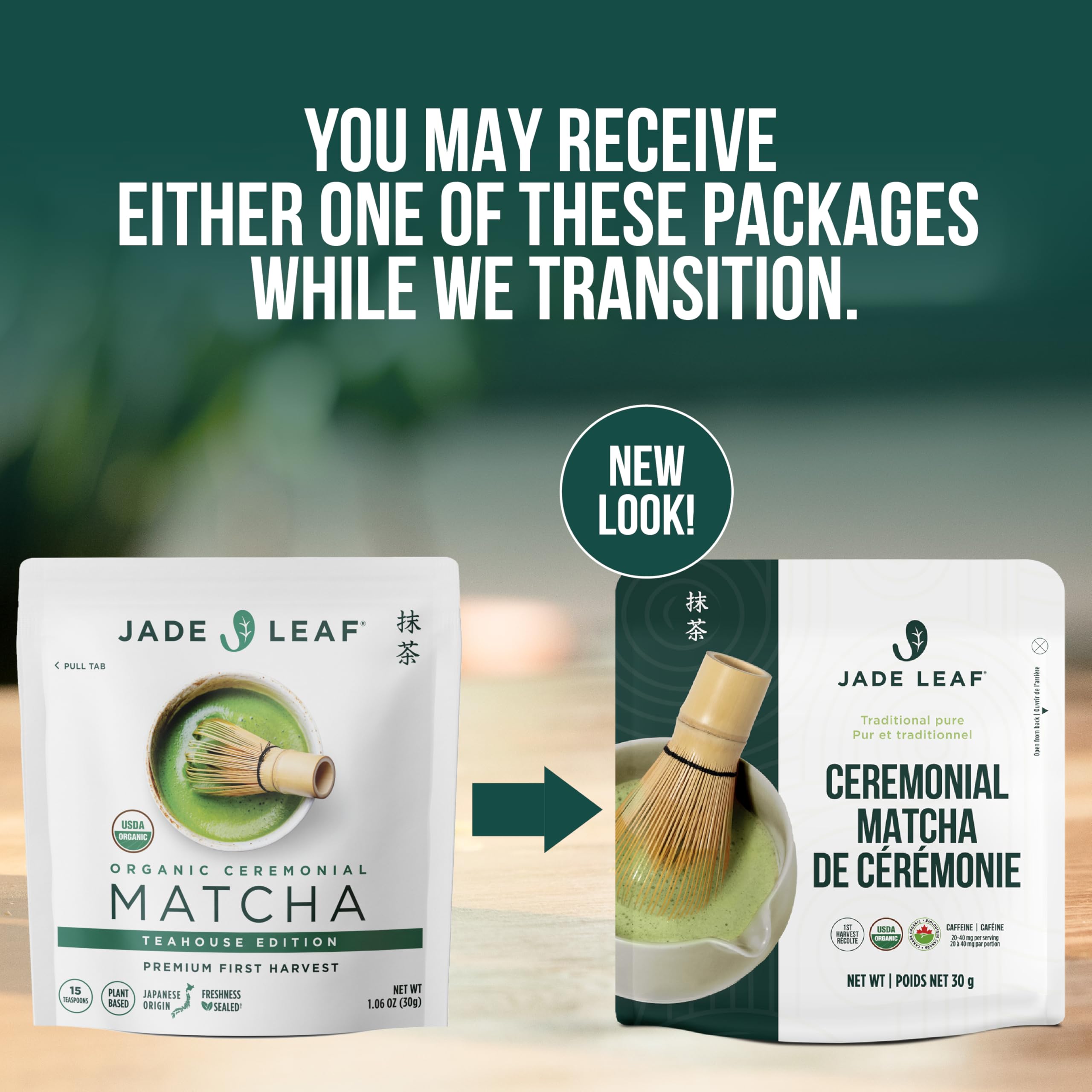 Jade Leaf Matcha Jade Leaf Matcha Organic Ceremonial Grade Matcha Green Tea Powder, 100% Pure Japanese First Harvest Green Tea for Ceremonies, Usucha, Lattes 30 g Pouch (Pack of 1) in use