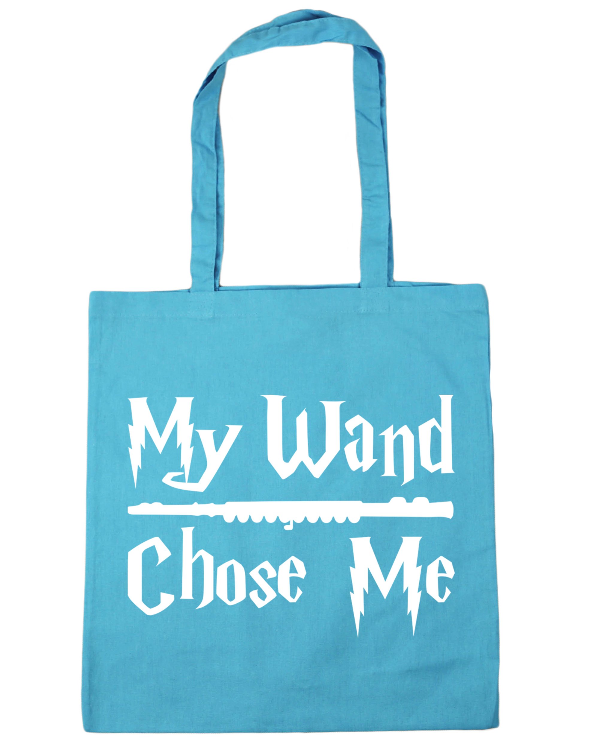 Hippowarehouse My Wand Chose Me (Flute) Tote Shopping Gym Beach Bag 42cm x38cm, 10 litres — image 1