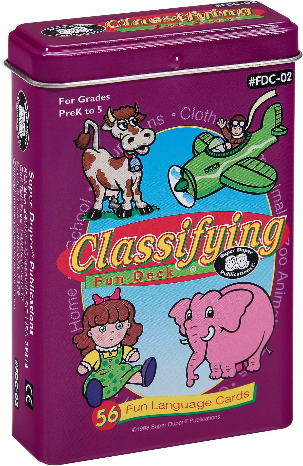 Classifying Fun Deck Cards - Super Duper Educational Learnin