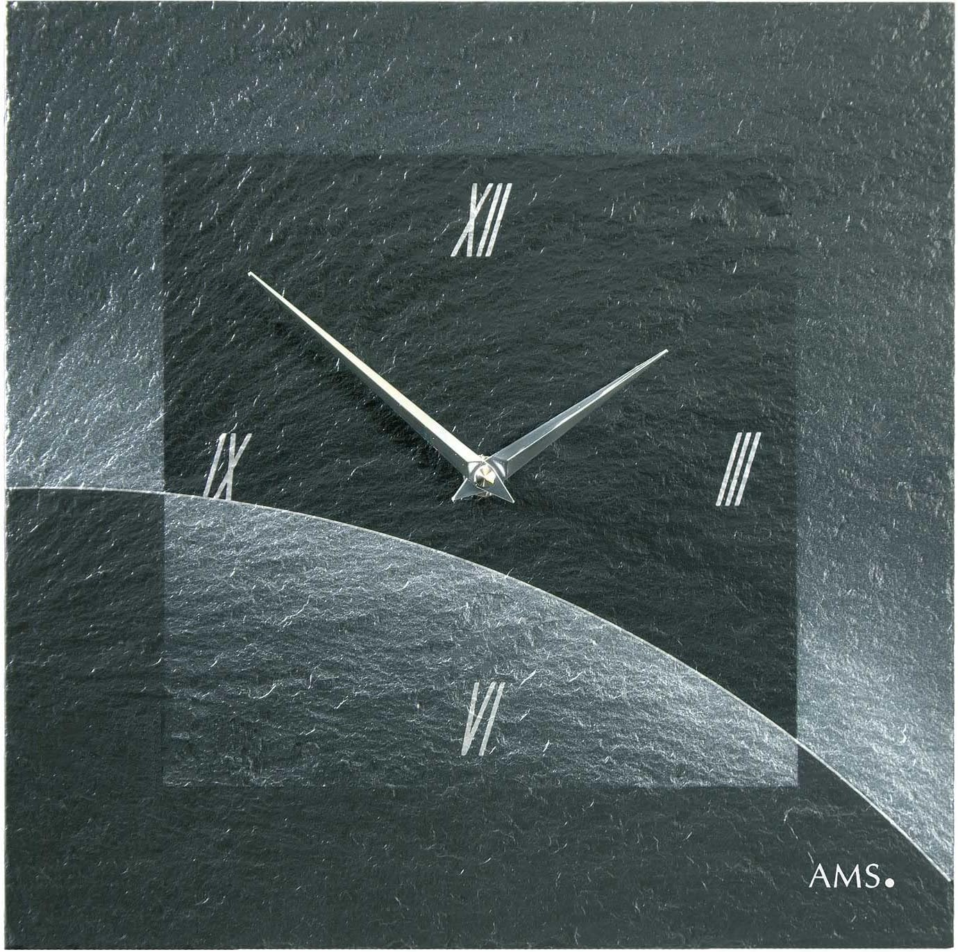 AMS Modern Wall Clock with Quartz Movement from