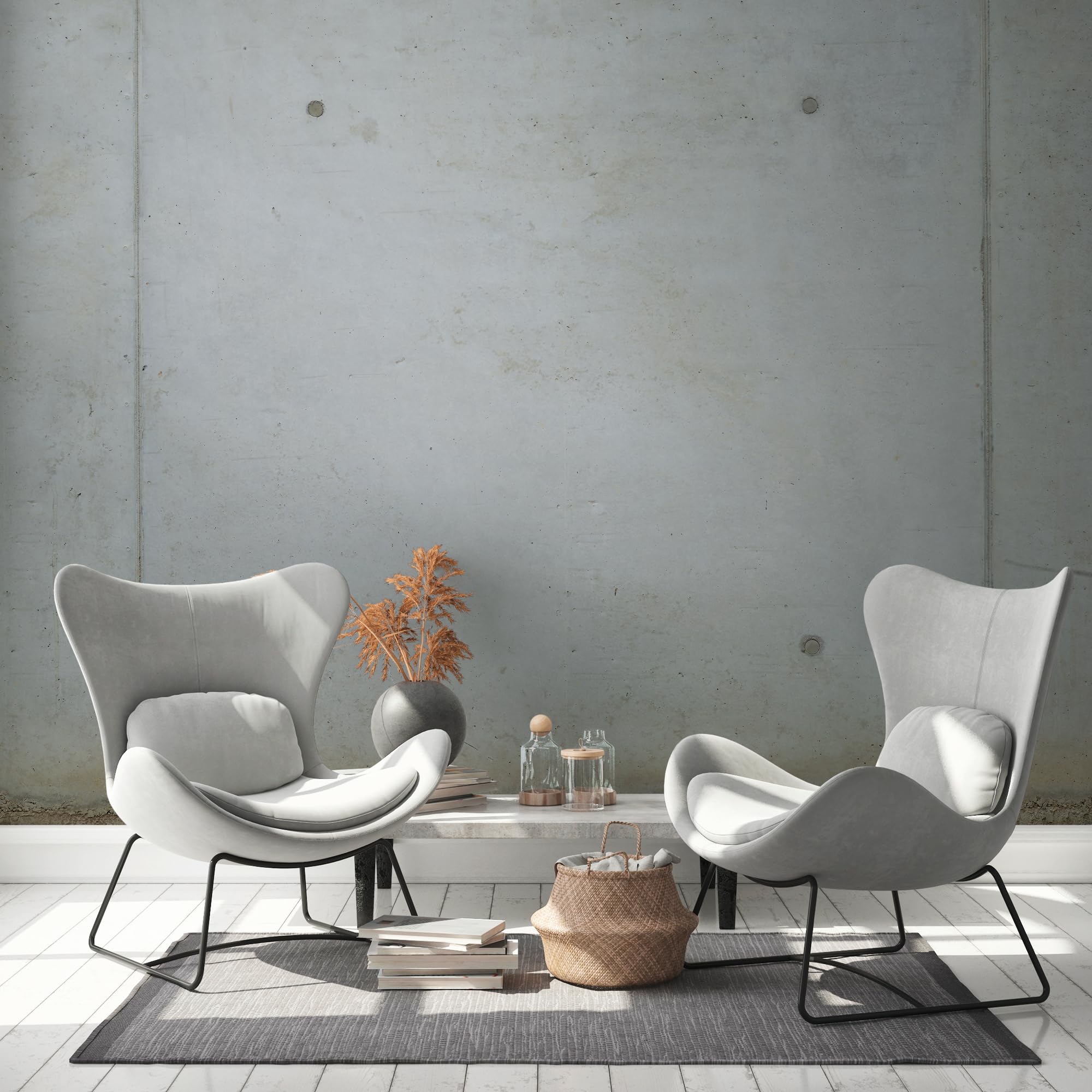 A.S. CRÉATION WALLPAPER «CONCRETE, GREY» 954064 - Perth Wallpaper - View #3
