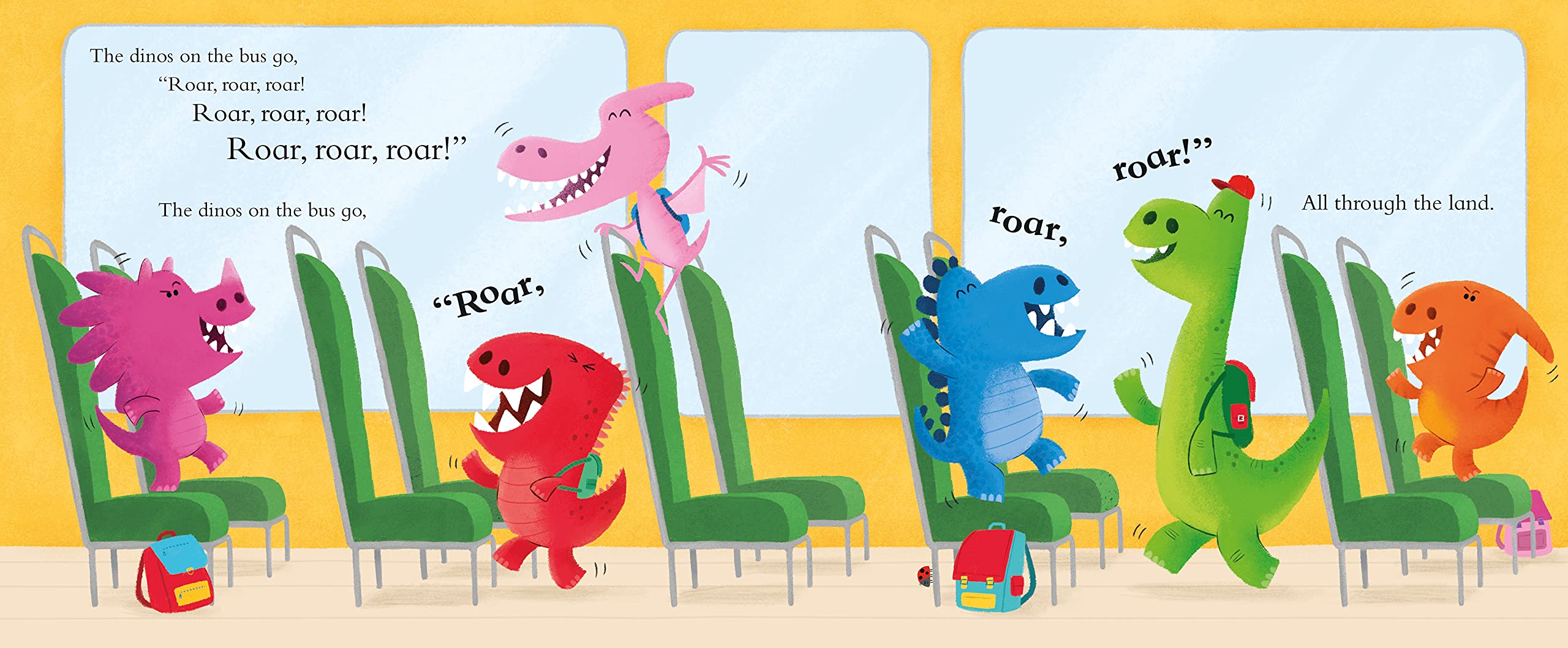 The Dinos on the Bus