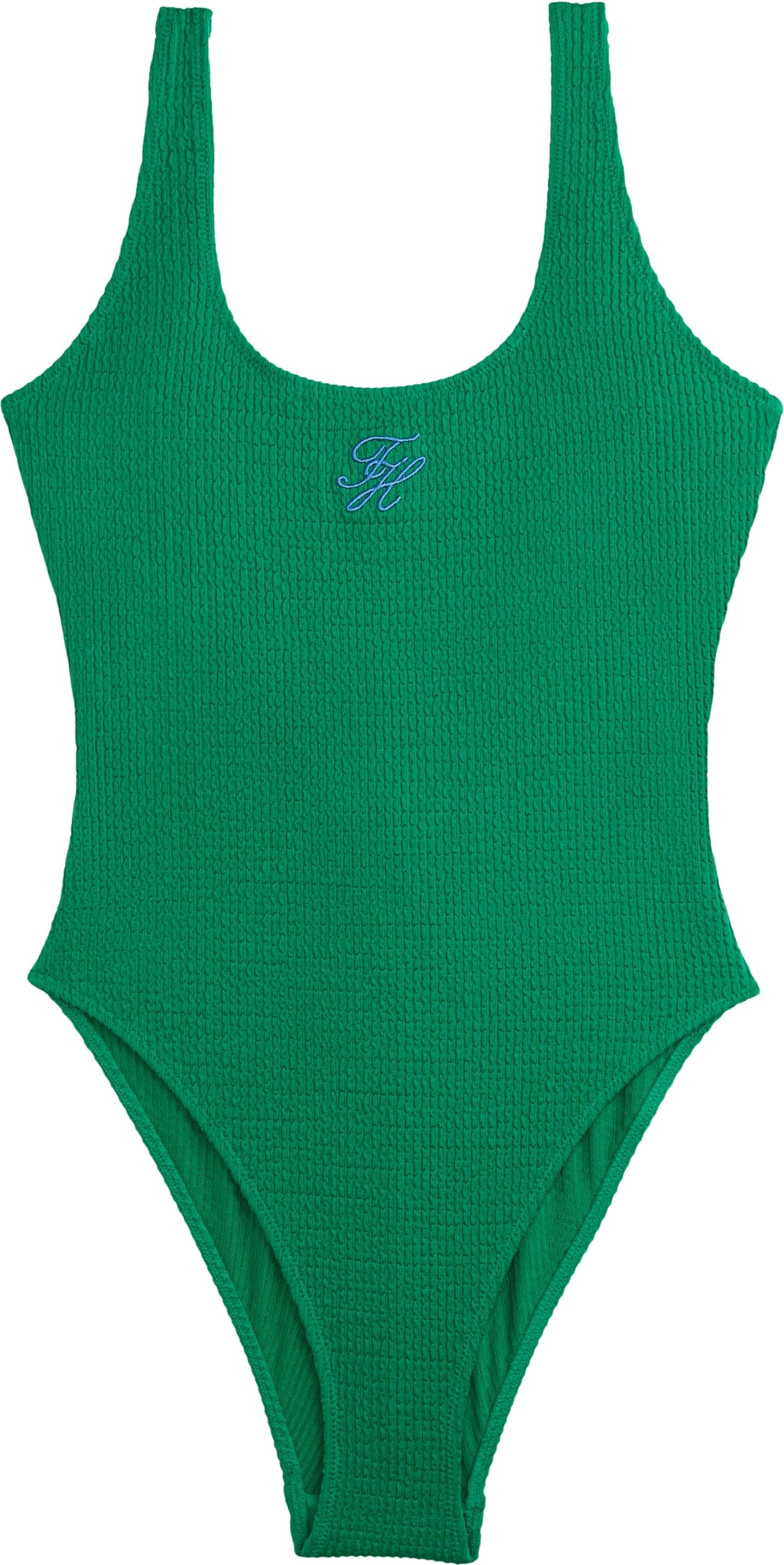 Tommy Hilfiger Scoop Back One Piece Uw0uw06522 Costume Intero con Scollo Rotondo Donna