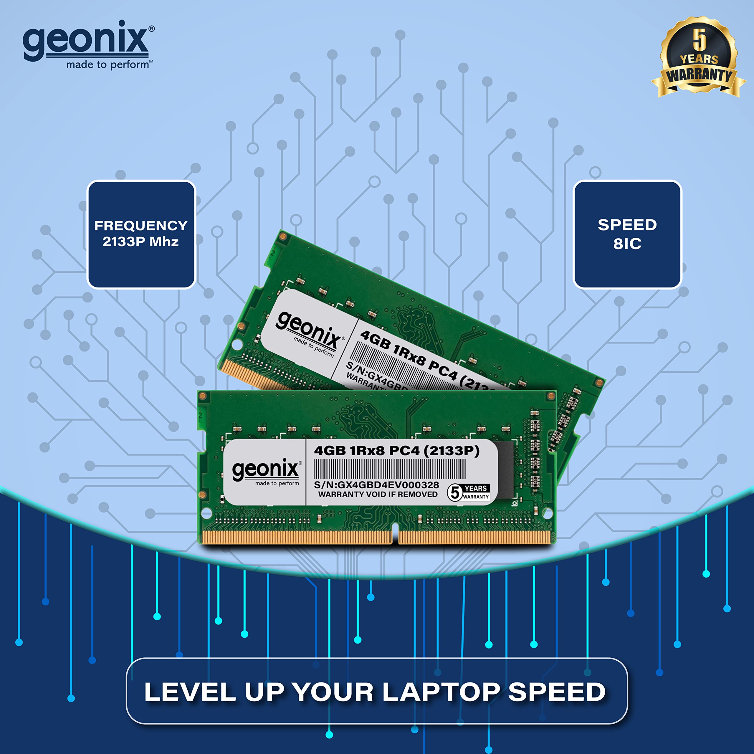 Geonix 4GB DDR4 Laptop RAM - Boost Your Speed -2
