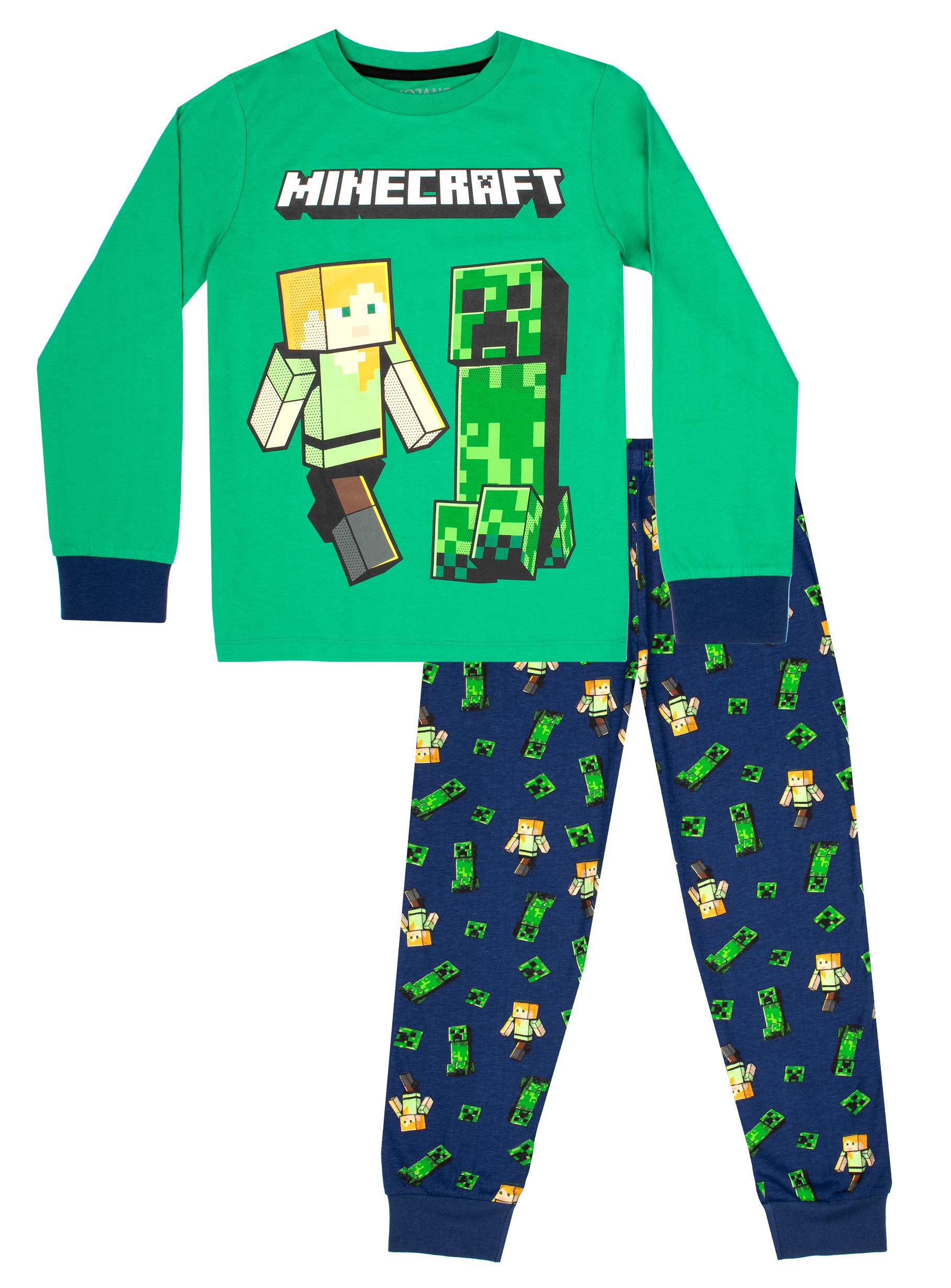 Buy MinecraftMinecraft Boys Pyjamas 100 Cotton Long Sleeve Pyjama