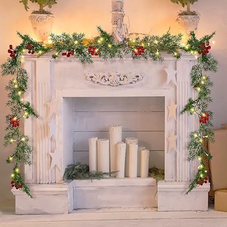 Charming Christmas Garland Lights