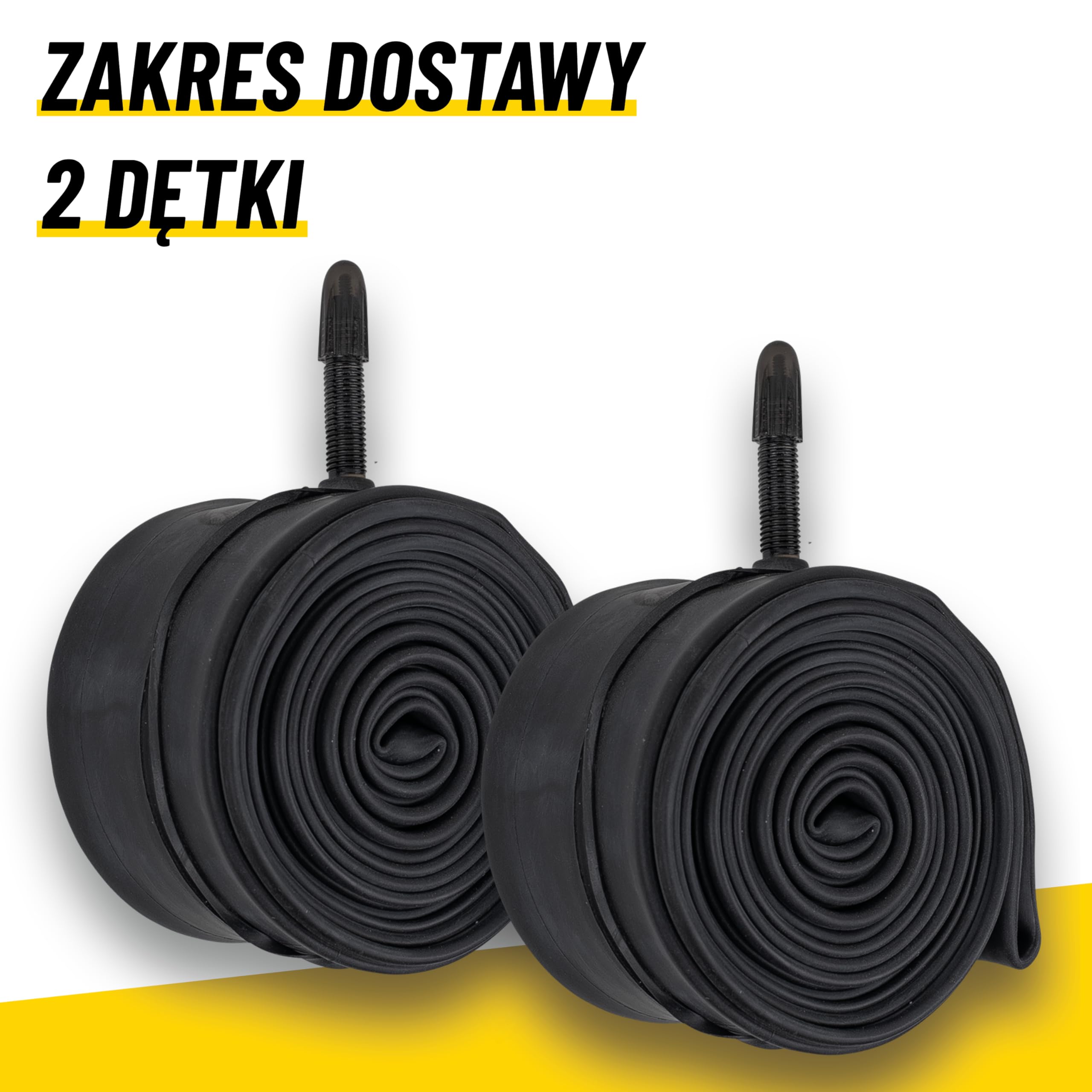 2x Dętka City 28 cali z czarnym zaworem samochodowym 40 mm – dętka rowerowa AV ETRTO 28/47-622/635, 700C – zestaw 2 szt. Elbrock