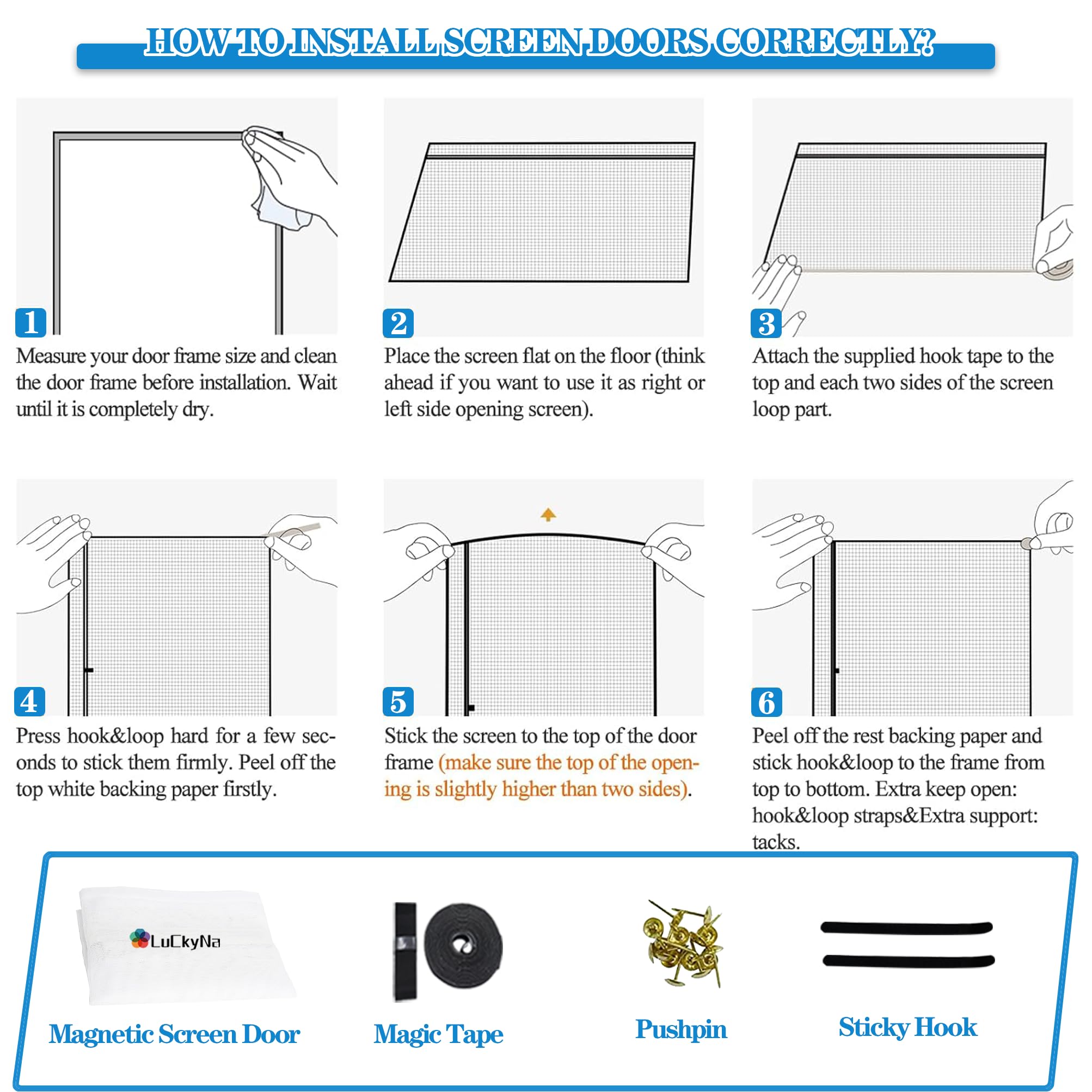 Tenda Zanzariera Magnetica Porta Finestra 210x250cm Potenti Magneti Chiusura Automatica Tenda Zanzariera Impedendo agli Insetti di entrare per Porte Finestre Grigio