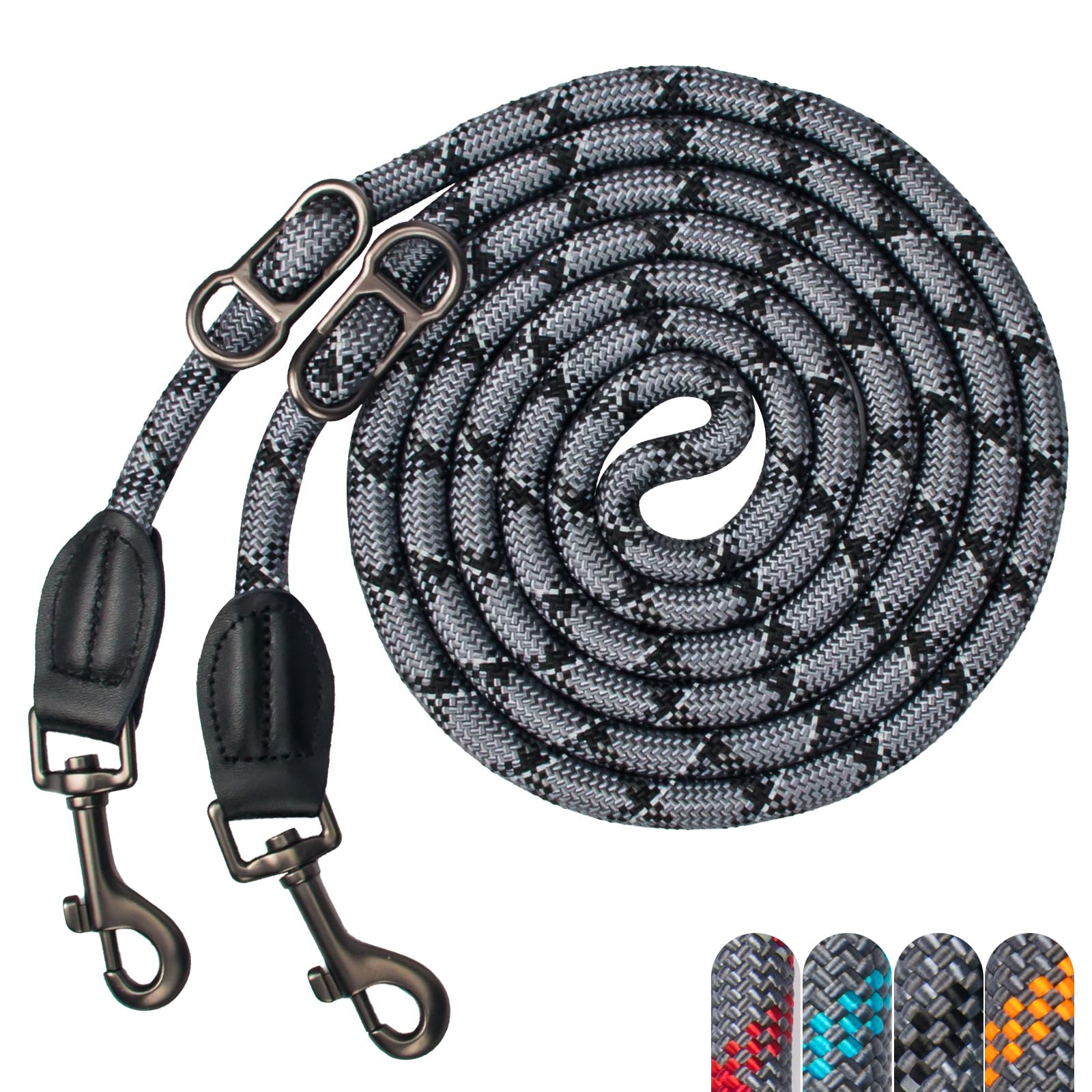 Photo 1 of FYY Travel Cable Organizer Pouch Electronic Accessories Carry Case Portable Waterproof Double Layers All-in-One Storage Bag for Cord, Charger, Phone, Hard Drive, Black
Hands Free Dog Leash with Double Adjustable Clasps, 5FT 8-in-1 Multifunction Waist Cros