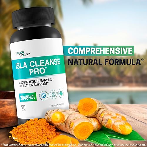 Miniatura 6 de Isla Cleanse Pro - Nuestro mejor suplemento de desintoxicación de limpieza de cuerpo completo para la salud de las venas y las arterias - Limpieza