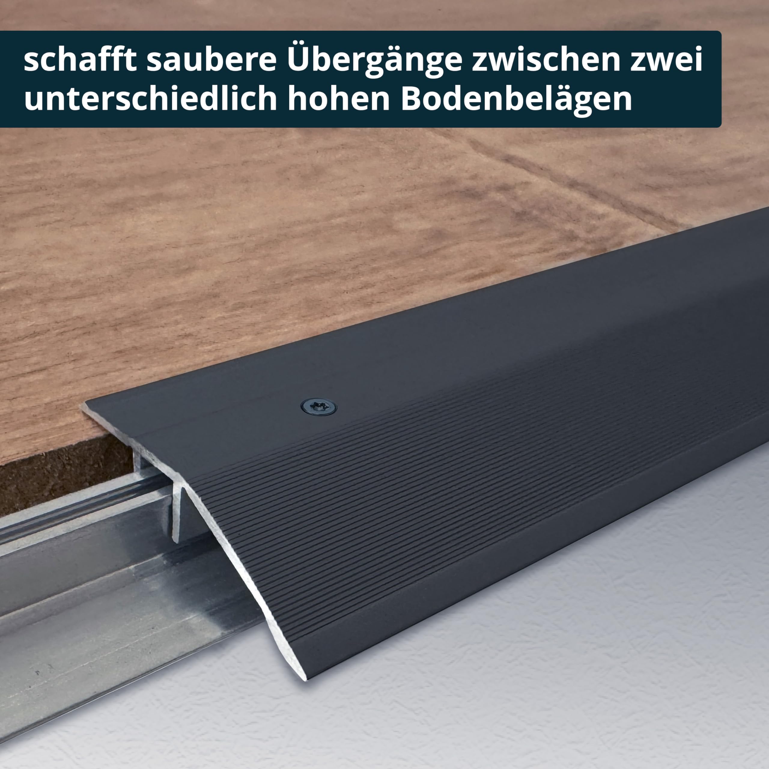 ufitec system profili do podłóg parkietowych i laminowanych, do podłóg o grubości od 7 do 15 mm