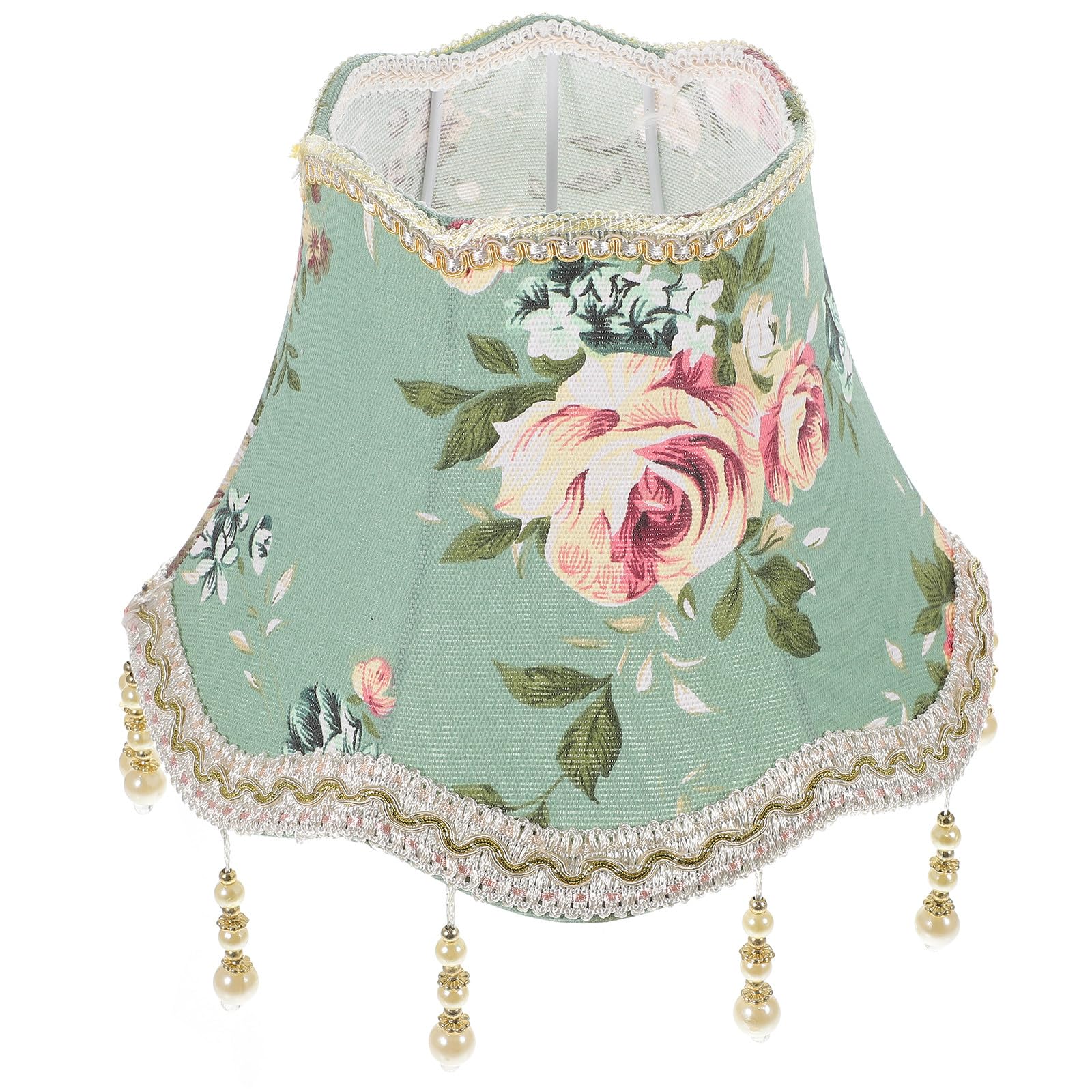 Paralume per Lampada Attacco da Parete E27 Copri Paralume Jacquard da 25 CM a Tamburo Adatto Casa Studio Camera Letto Hotel