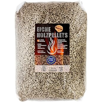 Oak Pellets Grill Smoker Wood Pizza Oven BBQ Wood Pellets Garden Flameup | 15 kg, outdoor, oven, barbecue, chunks, smoking, p