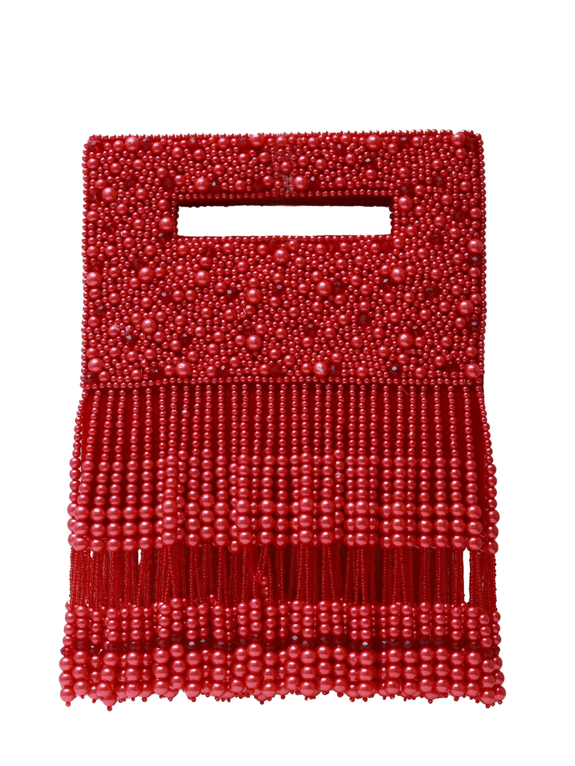 Ruby White Flap Over Clutch Purses Luxury Handbags Bag for Women – Elegant Evening Handbag, Stylish Purse with Magnetic Closure-image-18