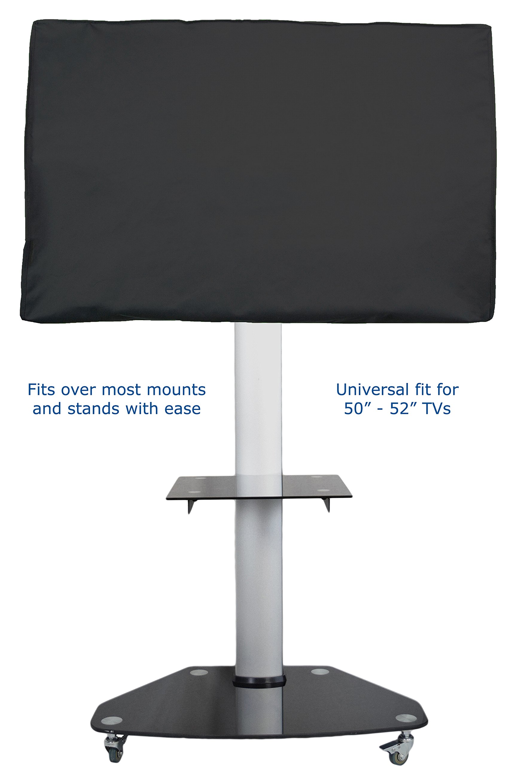 VIVO Flat Screen TV Cover Protector for 50 to 52 inch Screens, Universal, Outdoor, Weatherproof, Water Resistant, COVER-TV050B - Image 4