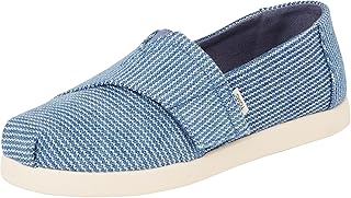 TOMS Boys Alpargata Classic Slip On Espadrille