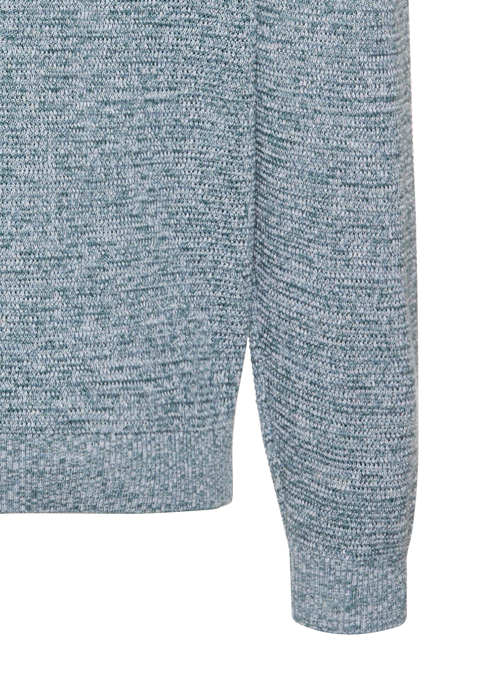 camel active Herren Rundhals Pullover aus Baumwolle