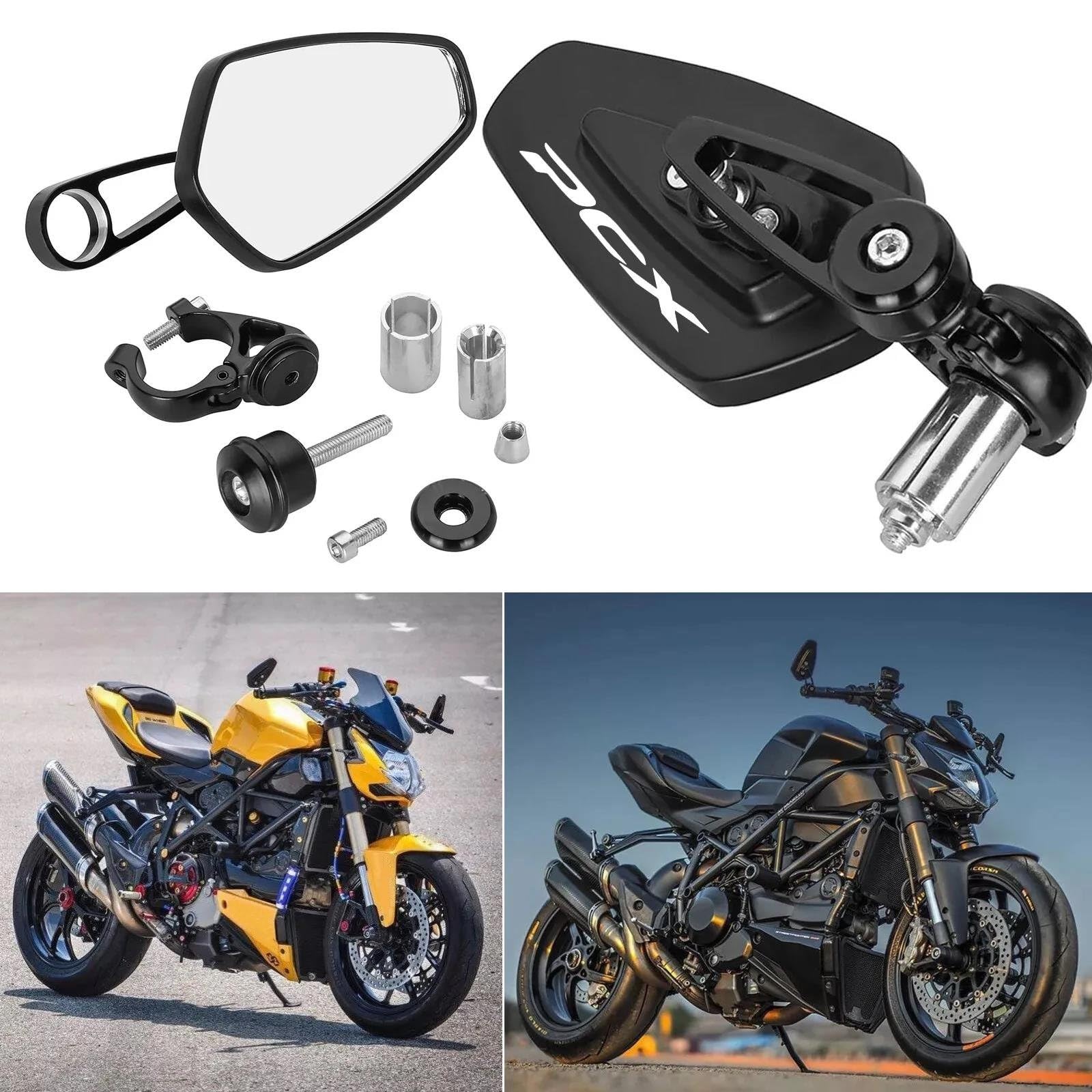 Amazon.co.jp: バイク用リアビューサイドミラー に適合するホンダ PCX