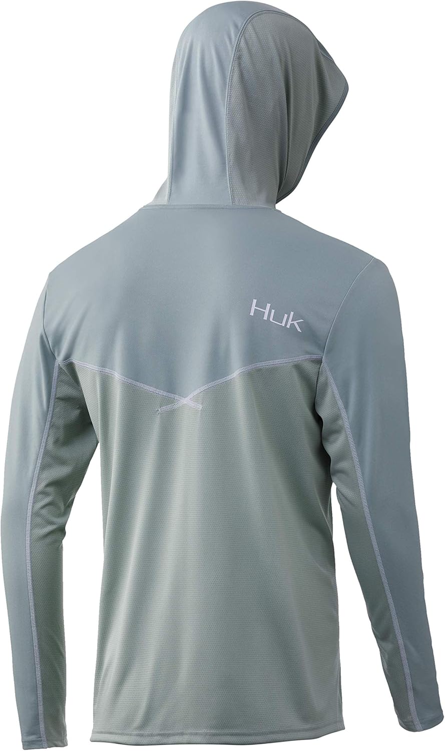 huk long sleeve hooded shirt