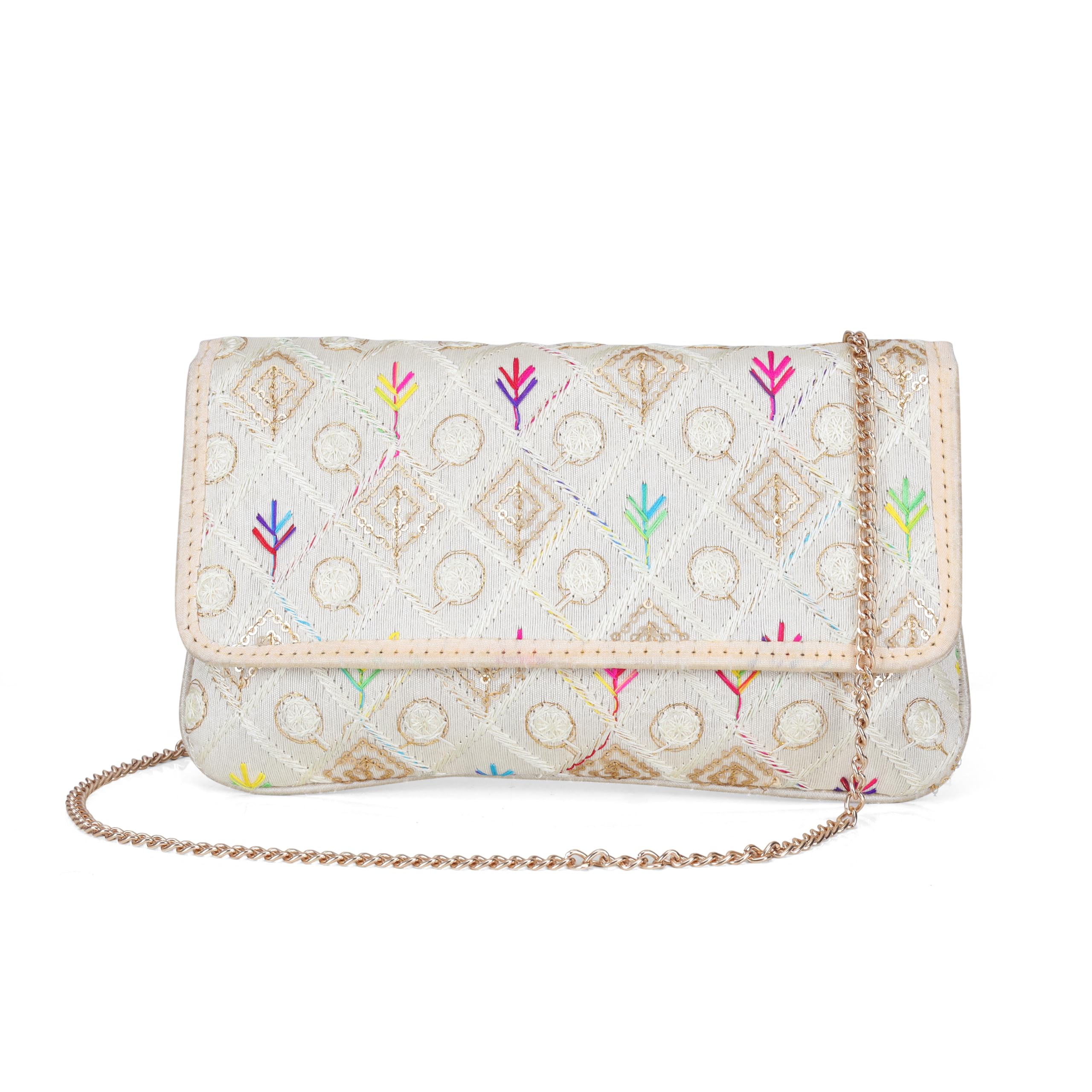 J I ACCESSORIES Embroidered Elegance Clutch Sling Bag-picture-47